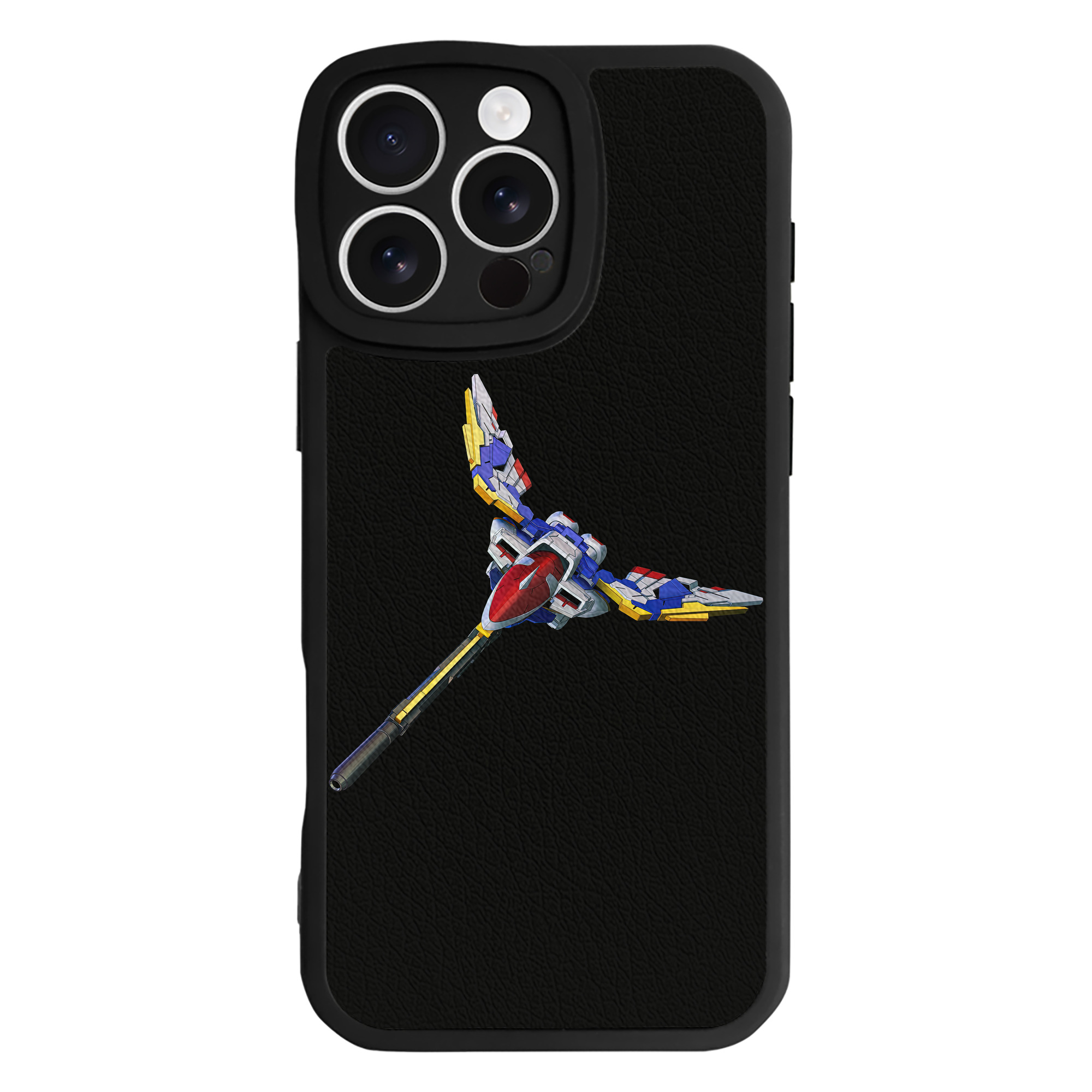 （画像用） 機動戦士ガンダム Mobile Suit Gundam 【iPhone 16シリーズ対応】シリコンスマホケース（レザー調） 材質：シリコン